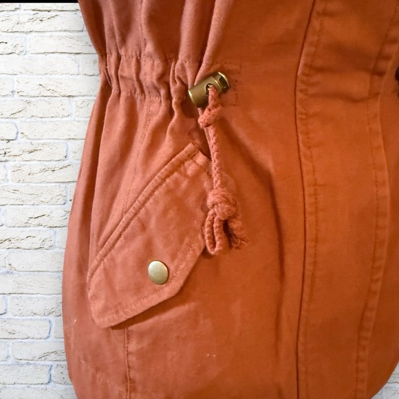 American Rag Cie Women's Rust Utility Vest Jacket - Size Small - Picture 6 of 9